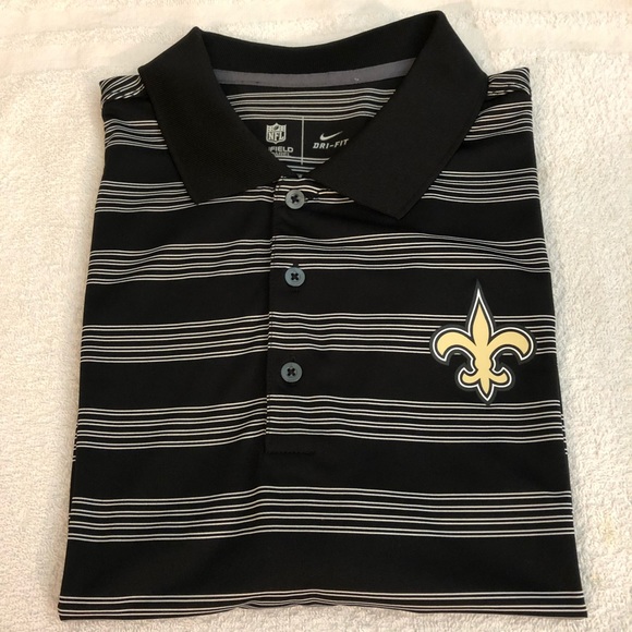 saints nike polo